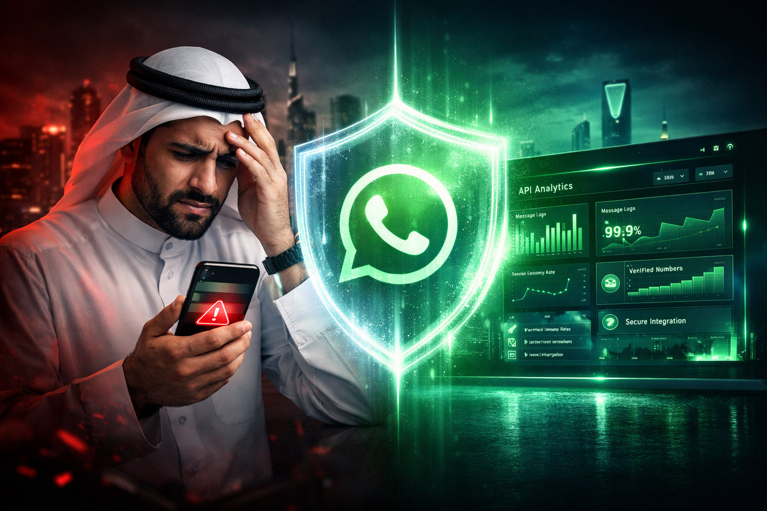 WhatsApp Block Prevention - Meta Verified API Egypt UAE Saudi Arabia