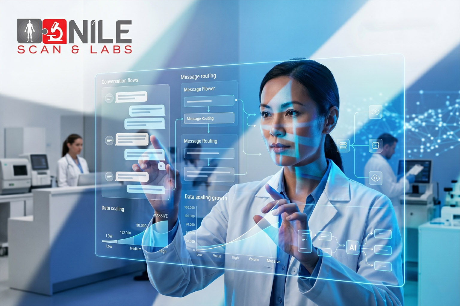 How Nilescan Scaled Patient Messaging with WhatsApp AI Automation — Quali-D Case Study